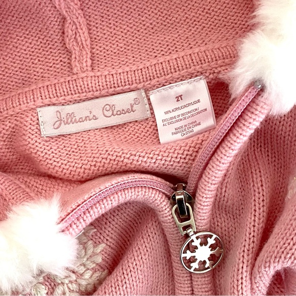 Boutique Brand Knitted Embroidered Hood Cardigan Sweater - Picture 5 of 5